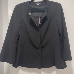 Tommy Hilfiger Peplum Flare Sleeve Snap closure jacket